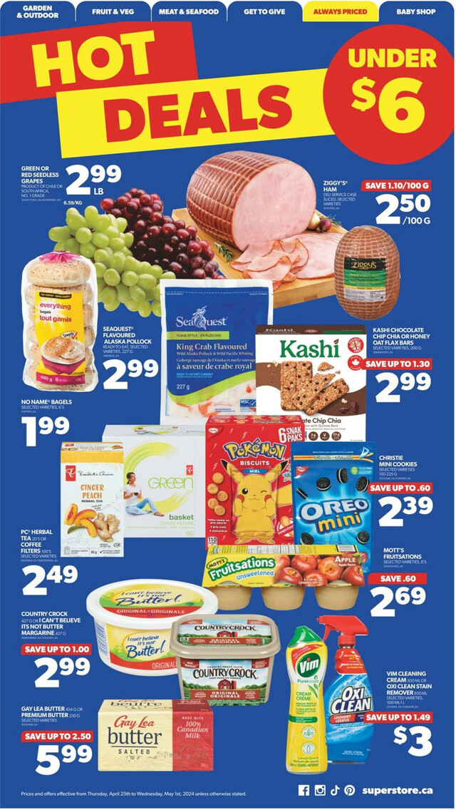 Real Canadian Superstore Flyer from 04/25/2024
