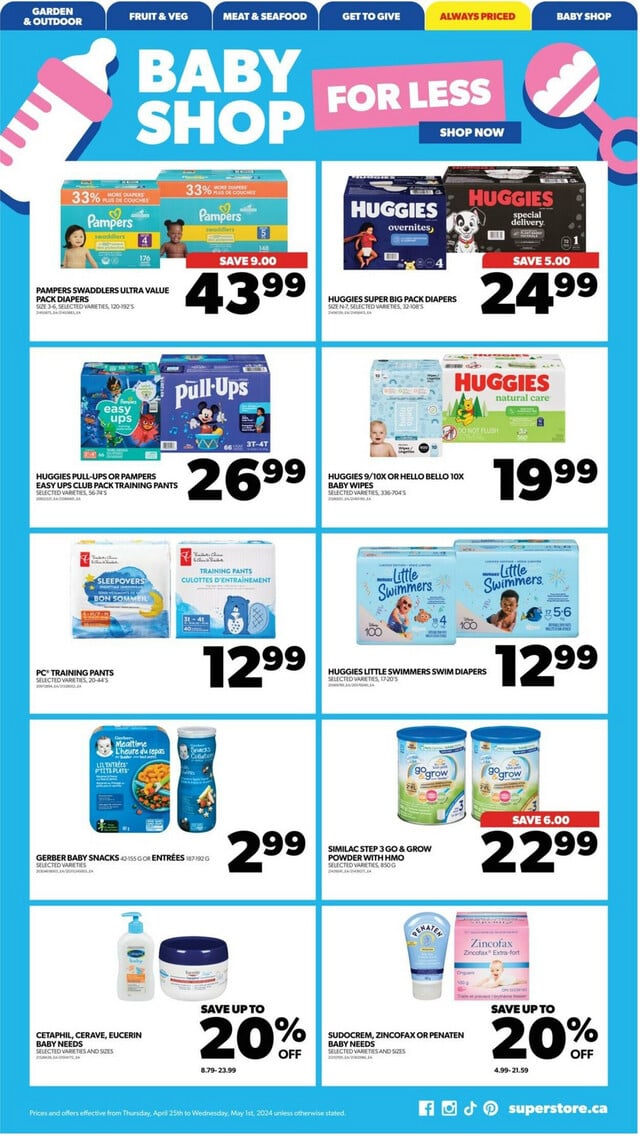 Real Canadian Superstore Flyer from 04/25/2024