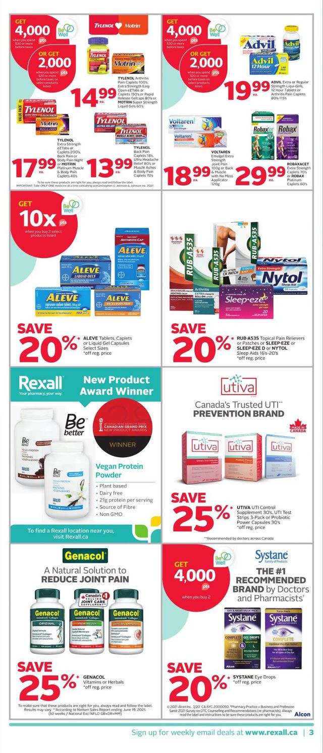 Rexall Flyer from 09/10/2021