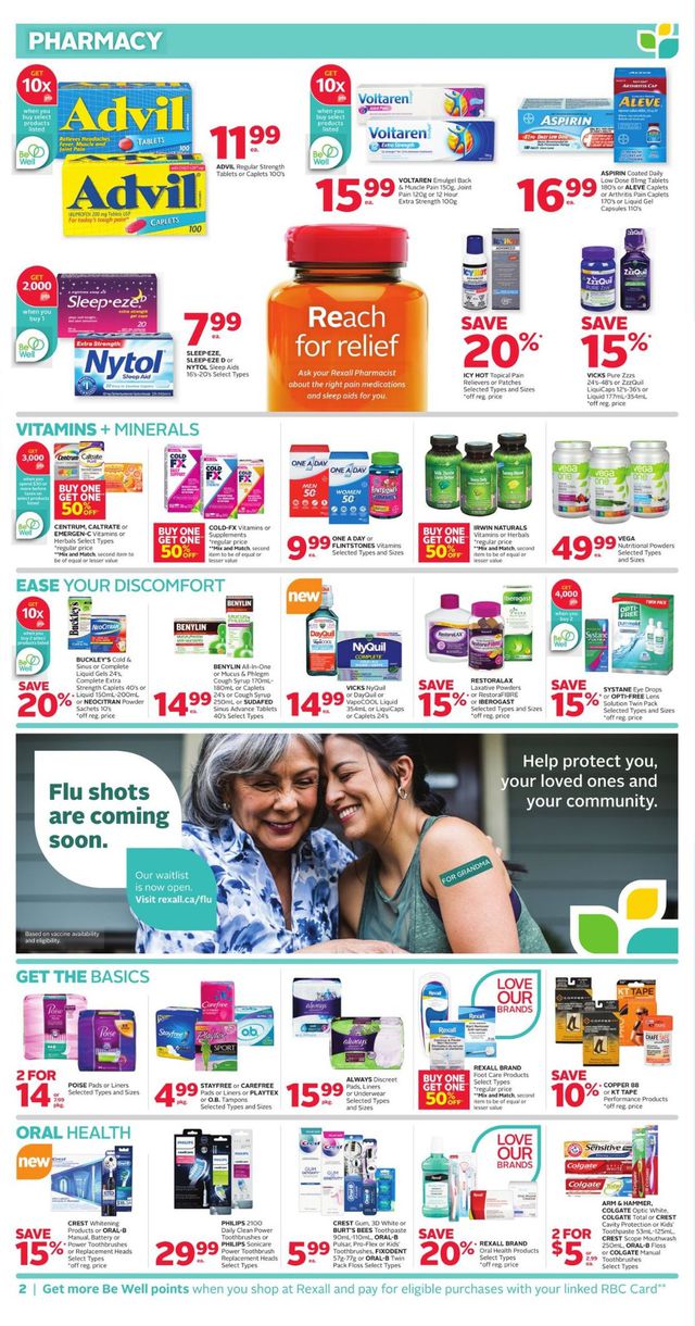 Rexall Flyer from 10/15/2021