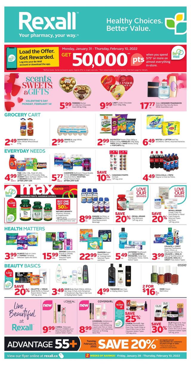 Rexall Flyer from 01/28/2022
