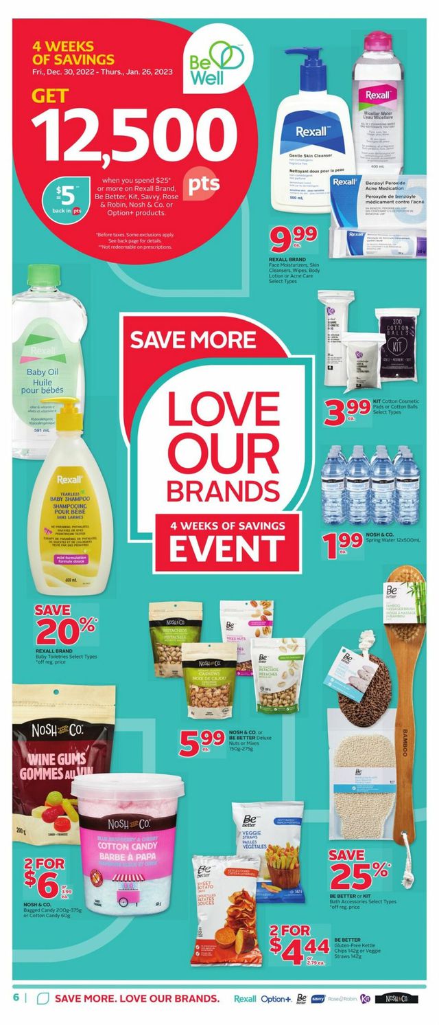 Rexall Flyer from 01/20/2023