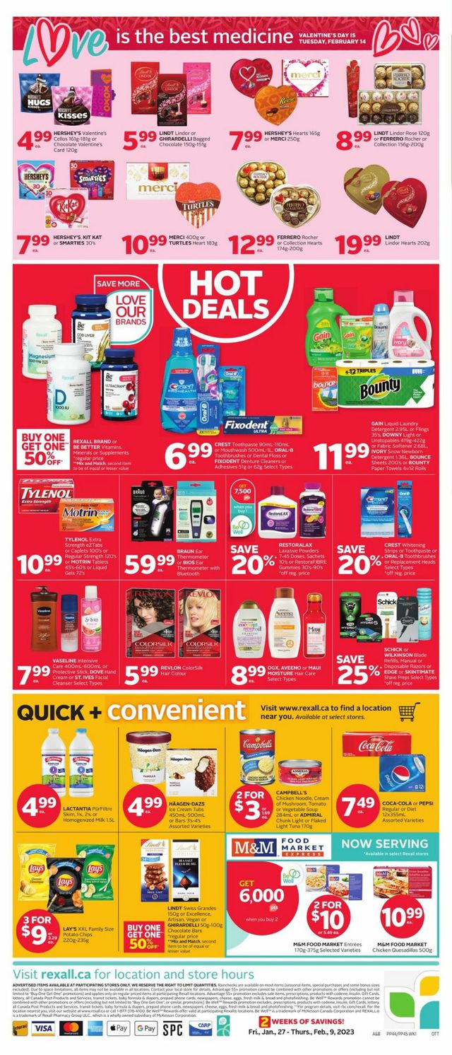 Rexall Flyer from 01/27/2023