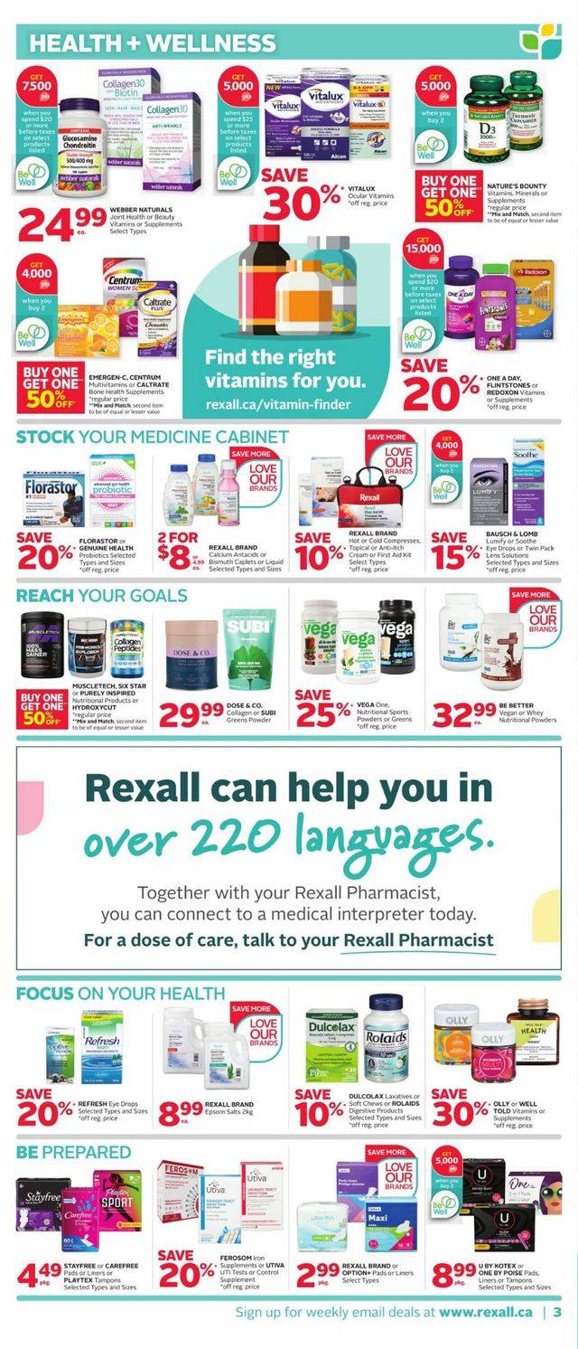 Rexall Flyer from 03/24/2023