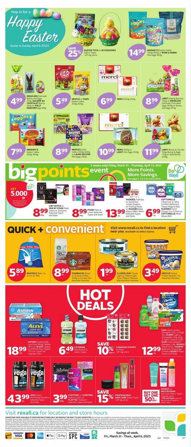 Rexall Flyer from 03/31/2023
