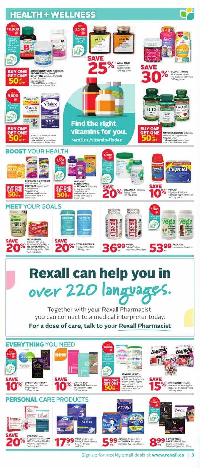 Rexall Flyer from 04/14/2023