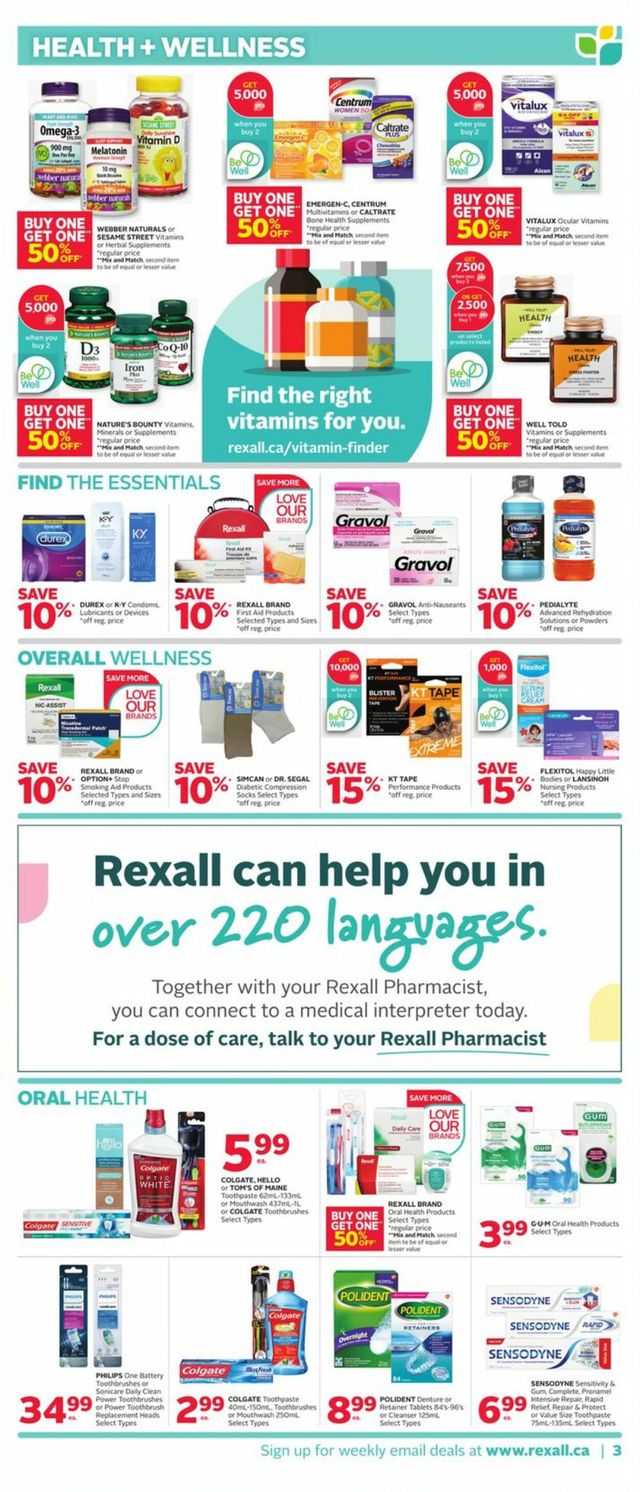 Rexall Flyer from 04/21/2023