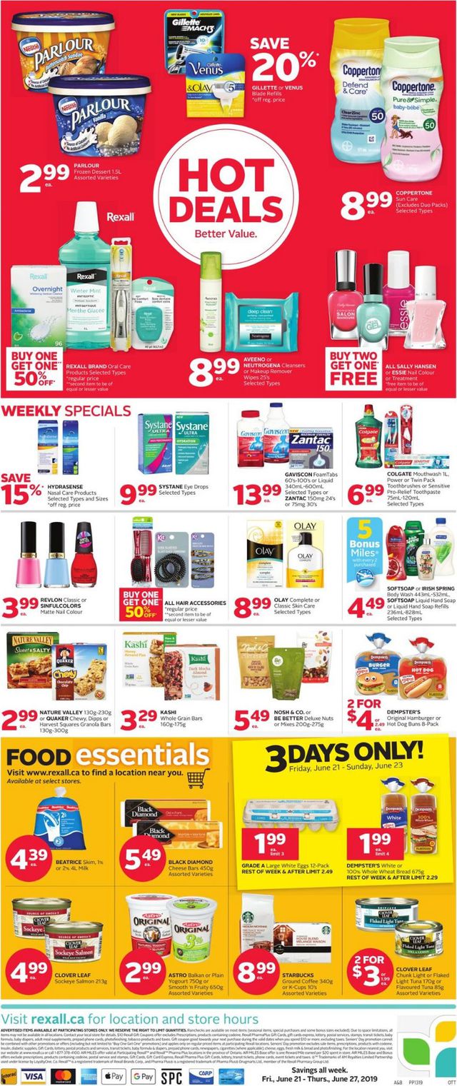 Rexall Flyer from 06/21/2019
