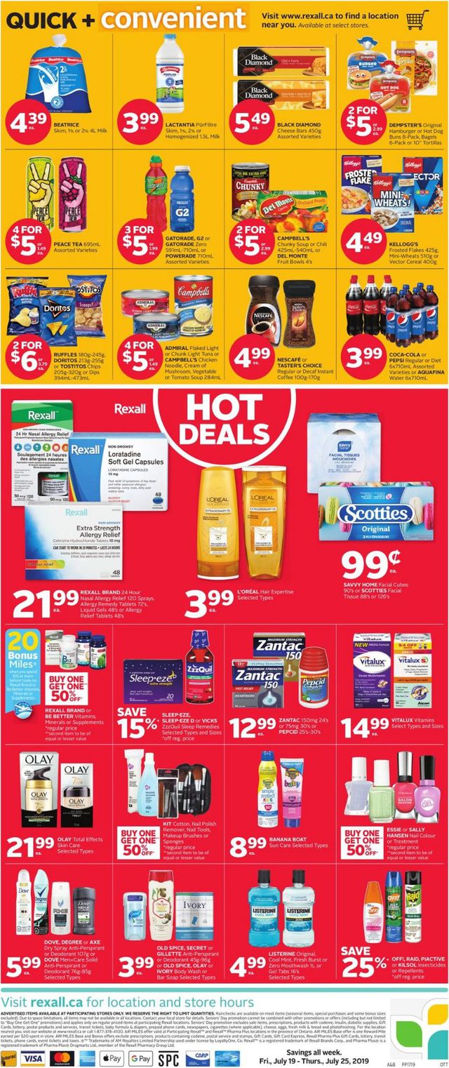 Rexall Flyer from 07/19/2019