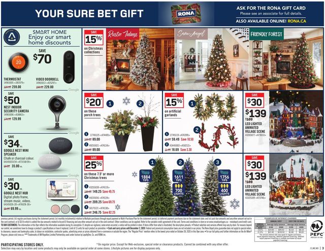 RONA Flyer from 11/26/2020
