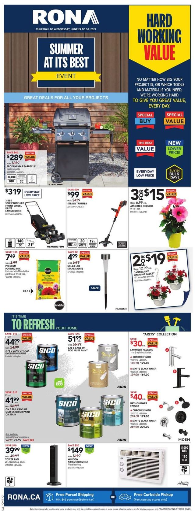 RONA Flyer from 06/24/2021