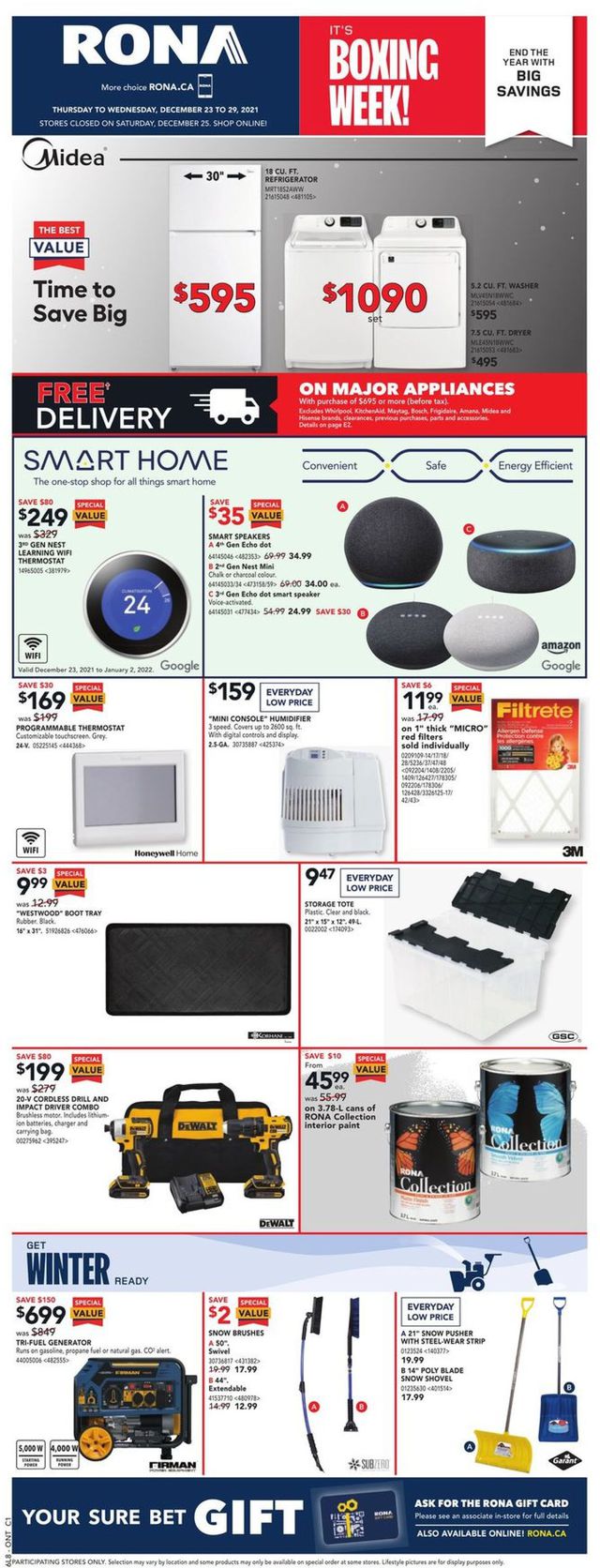 RONA Flyer from 12/23/2021