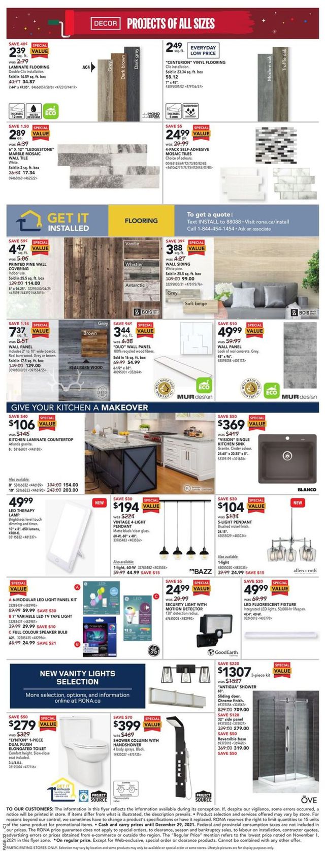 RONA Flyer from 12/23/2021