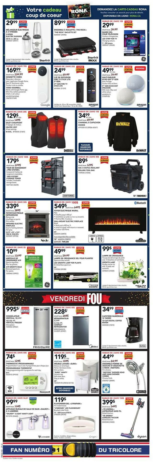 RONA Flyer from 11/24/2022