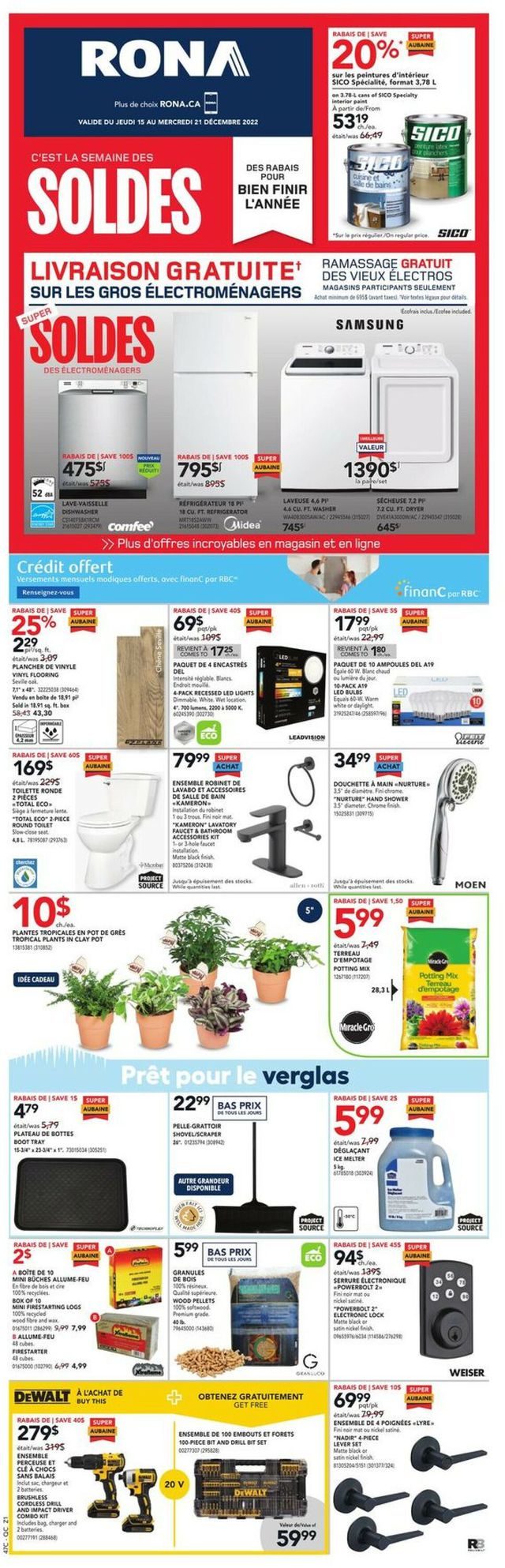 RONA Flyer from 12/15/2022