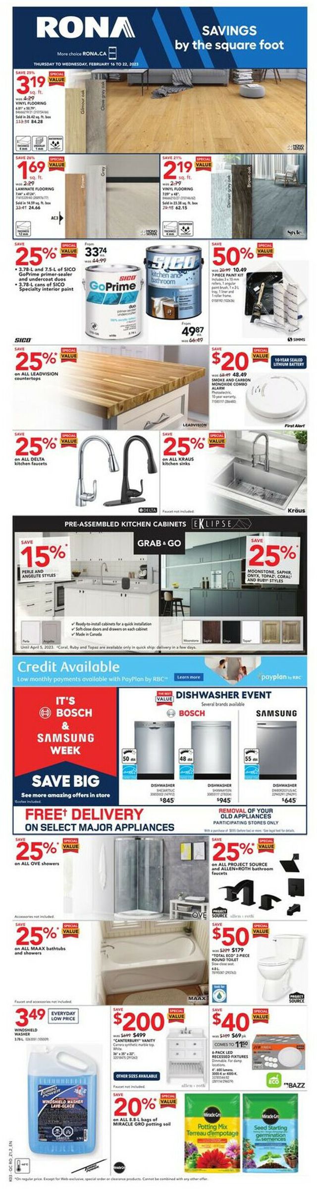 RONA Flyer from 02/16/2023