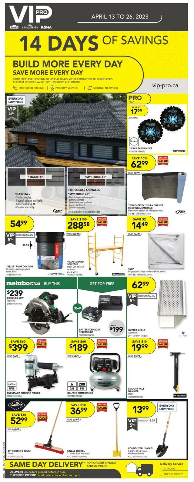 RONA Flyer from 04/13/2023