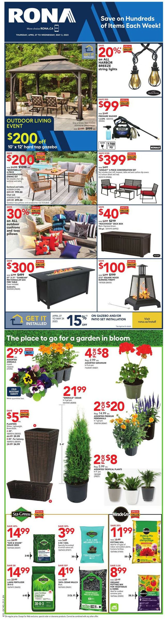 RONA Flyer from 04/27/2023