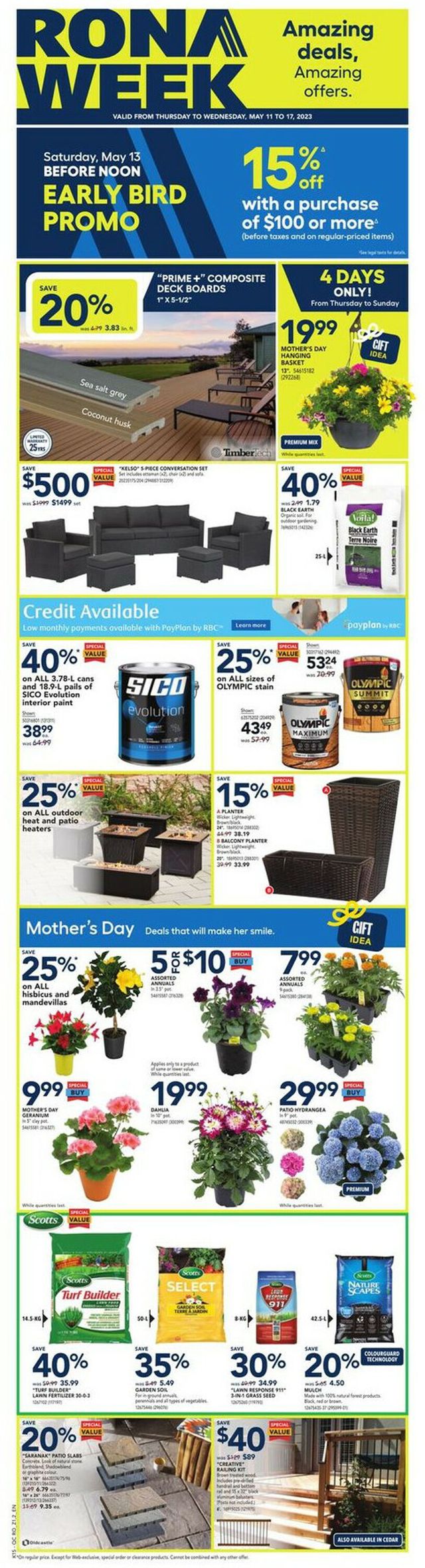 RONA Flyer from 05/11/2023