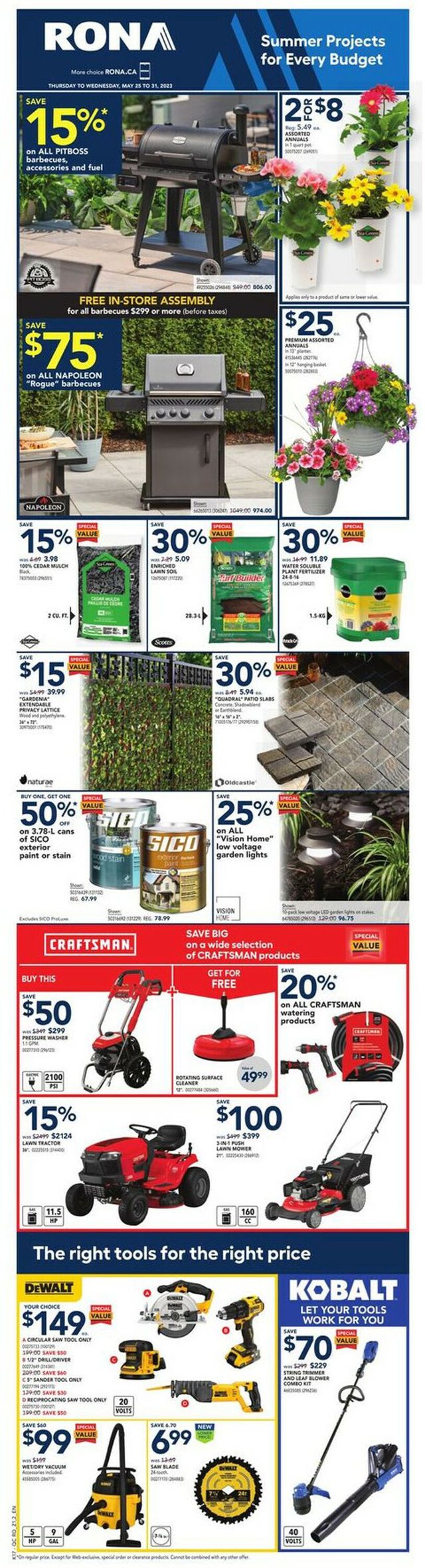 RONA Flyer from 05/25/2023