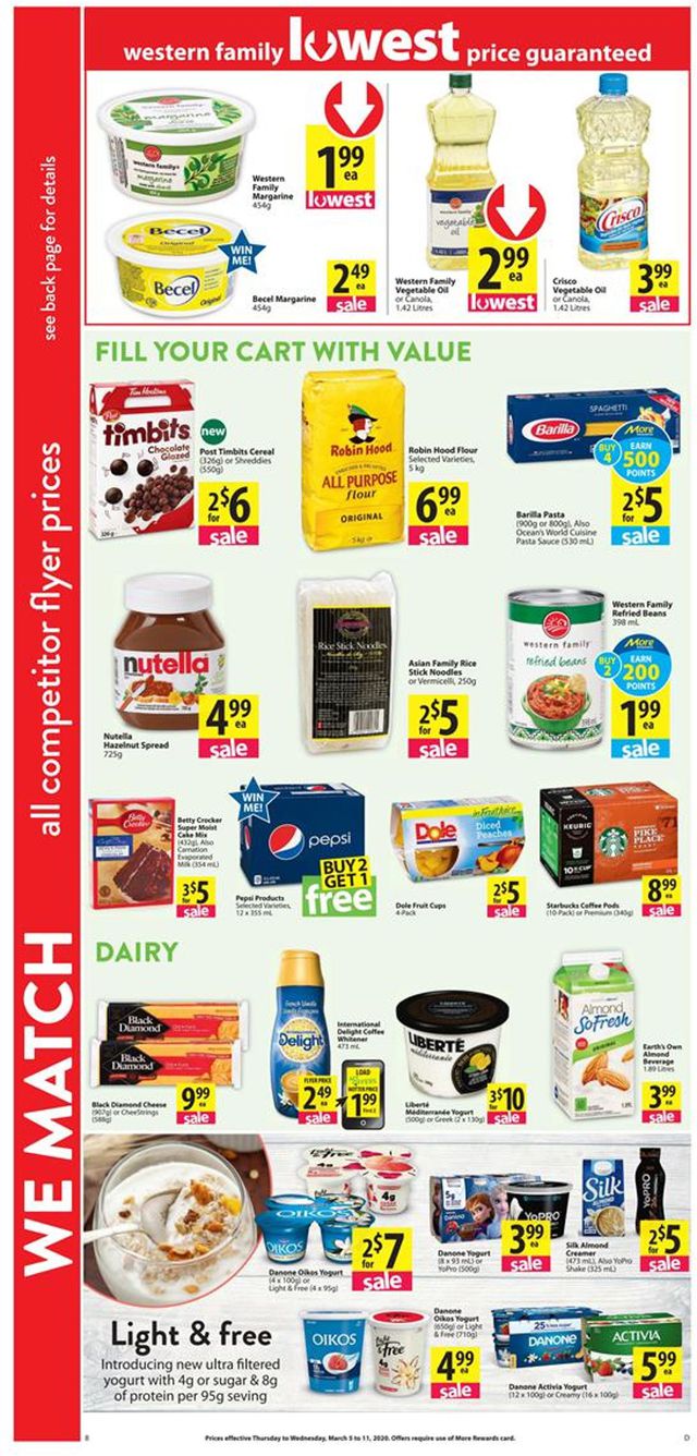 Save-On-Foods Flyer from 03/05/2020