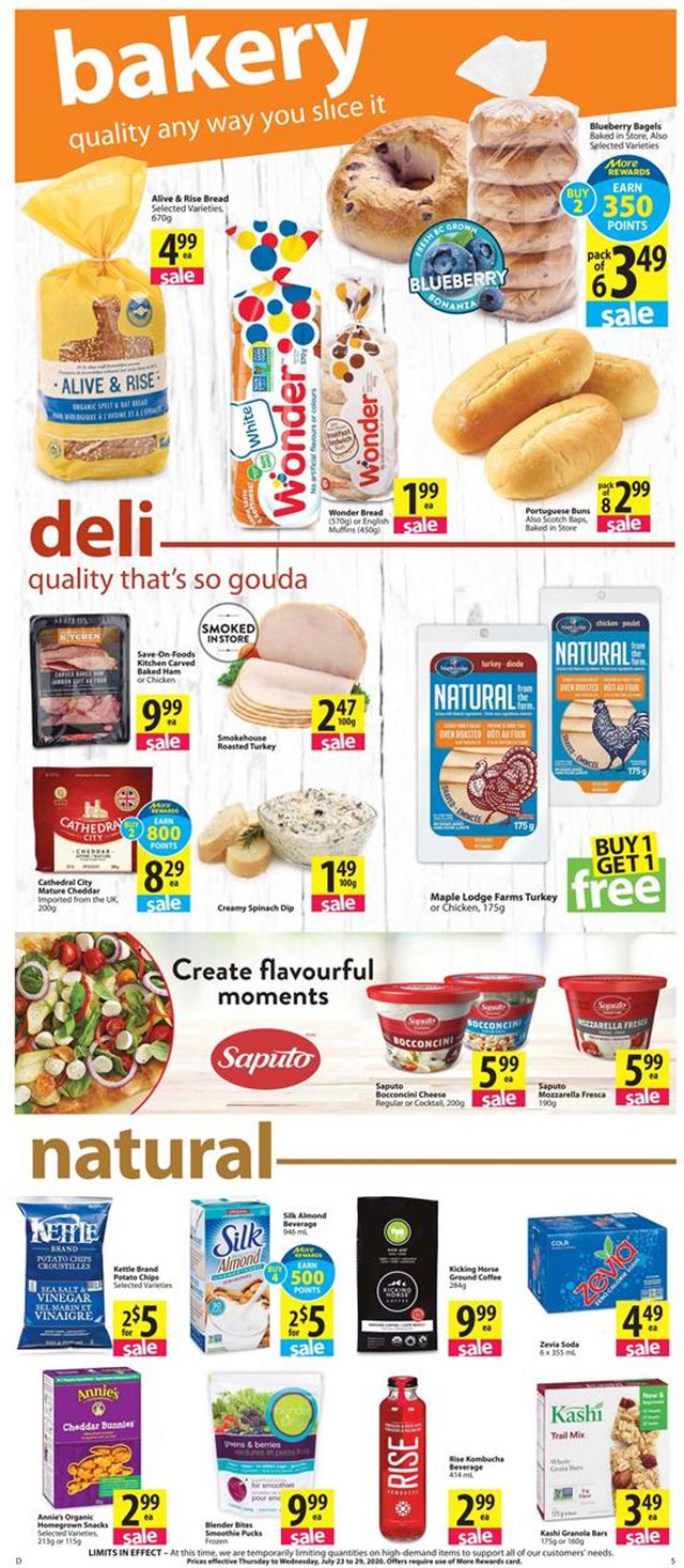 Save-On-Foods Flyer from 07/23/2020
