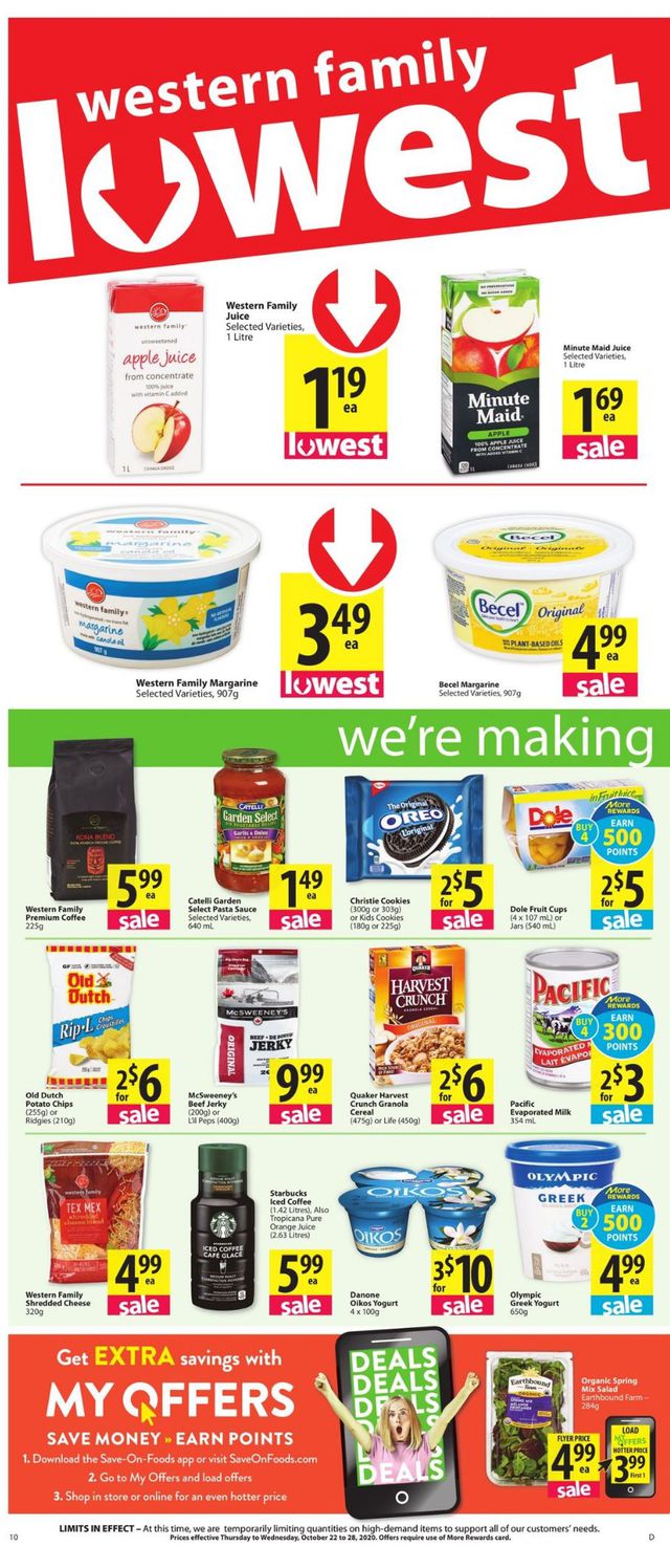 Save-On-Foods Flyer from 10/22/2020