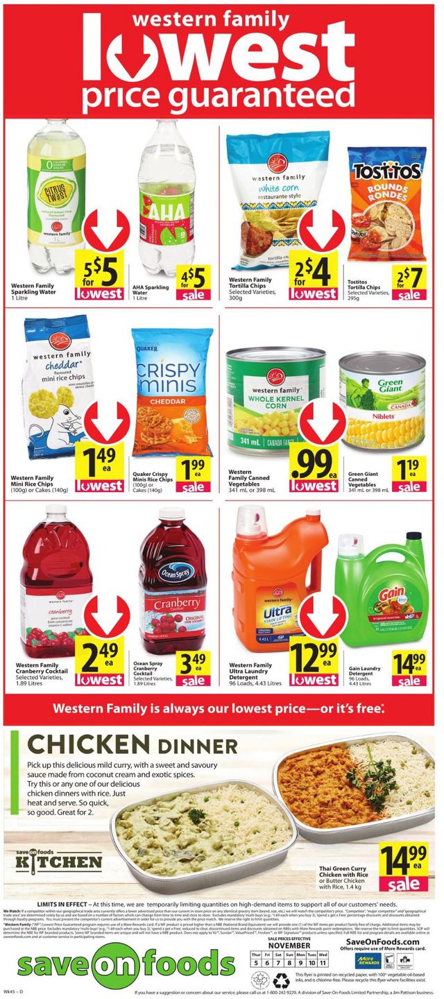Save-On-Foods Flyer from 11/05/2020