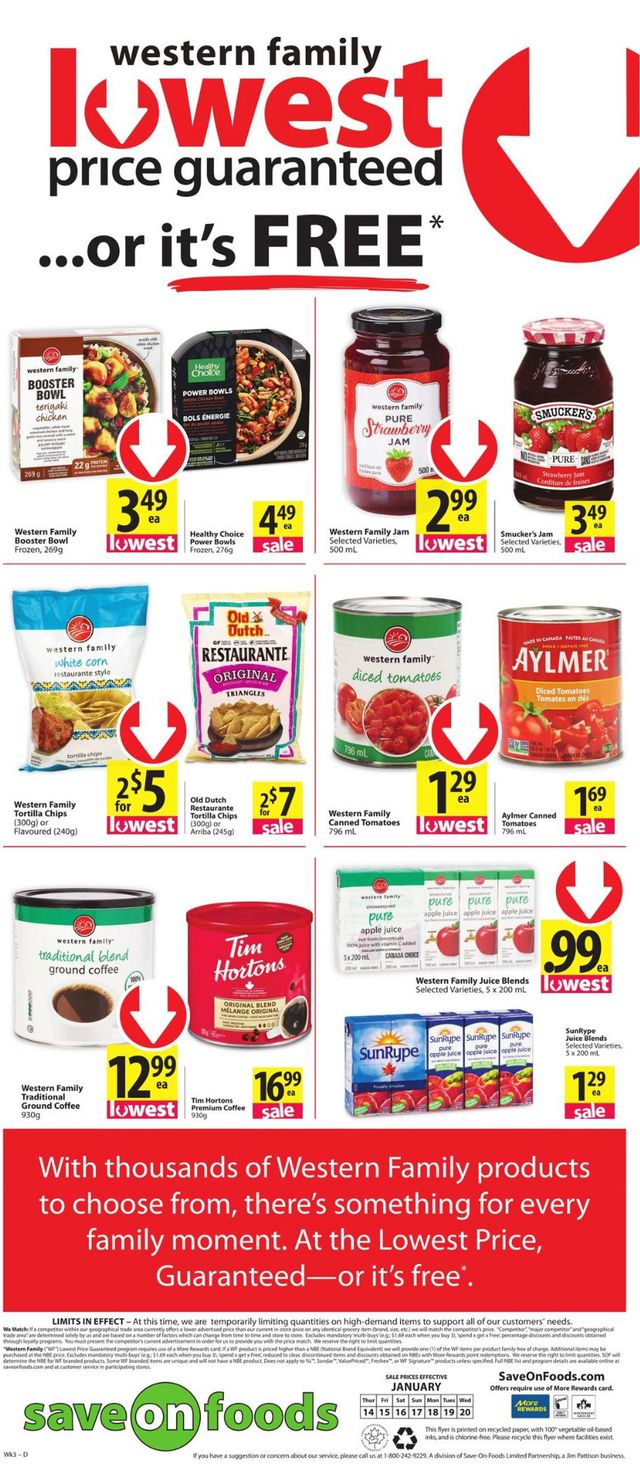 Save-On-Foods Flyer from 01/14/2021