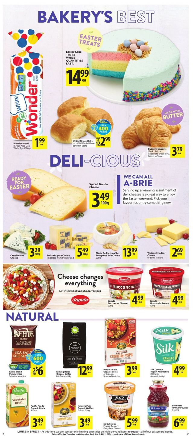 Save-On-Foods Flyer from 04/01/2021