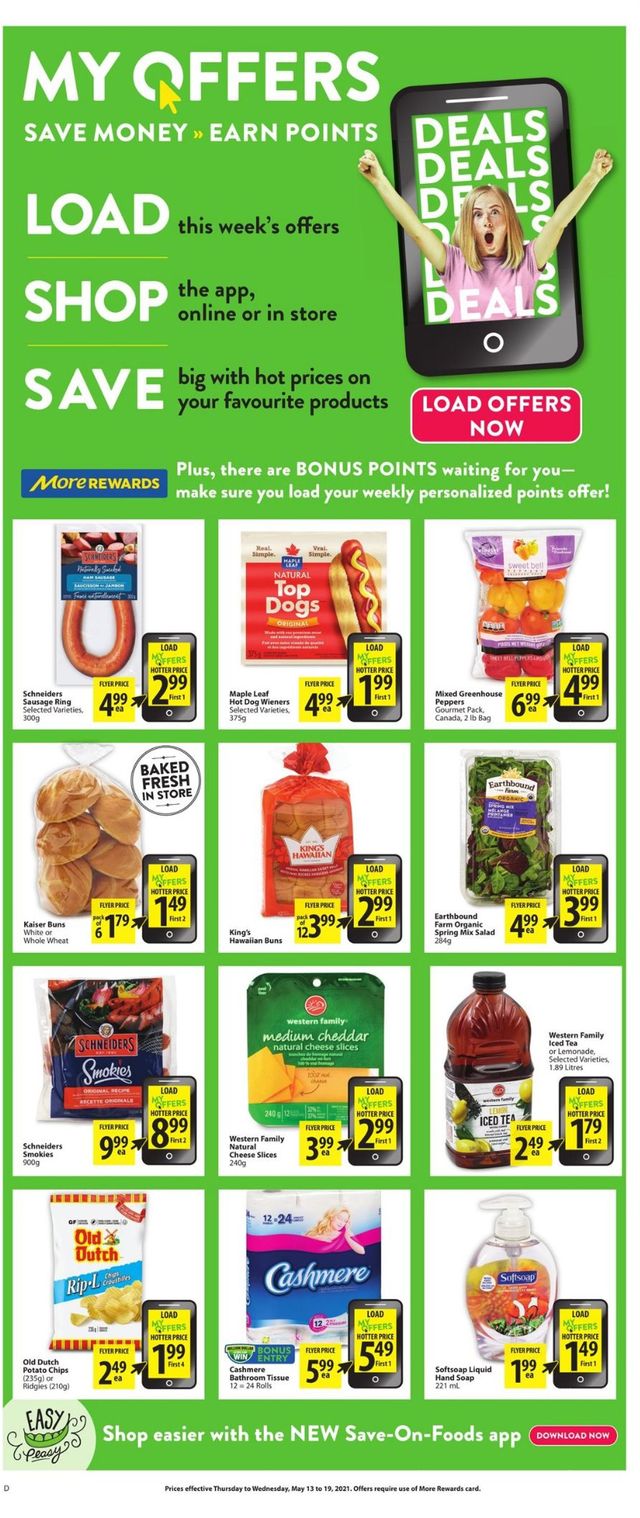 Save-On-Foods Flyer from 05/13/2021