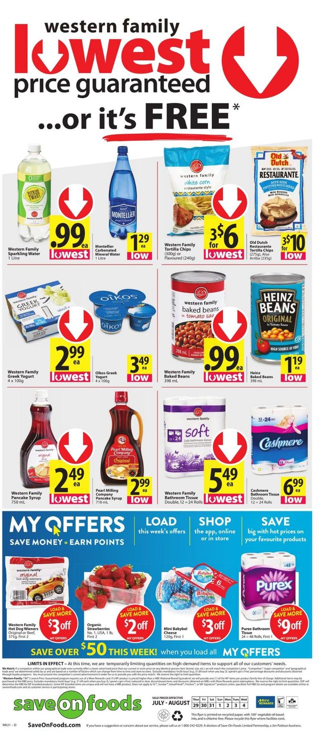 Save-On-Foods Flyer from 07/29/2021