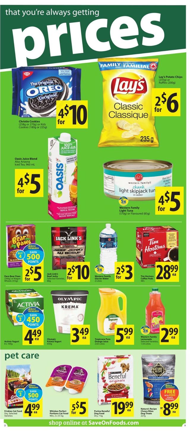 Save-On-Foods Flyer from 08/12/2021