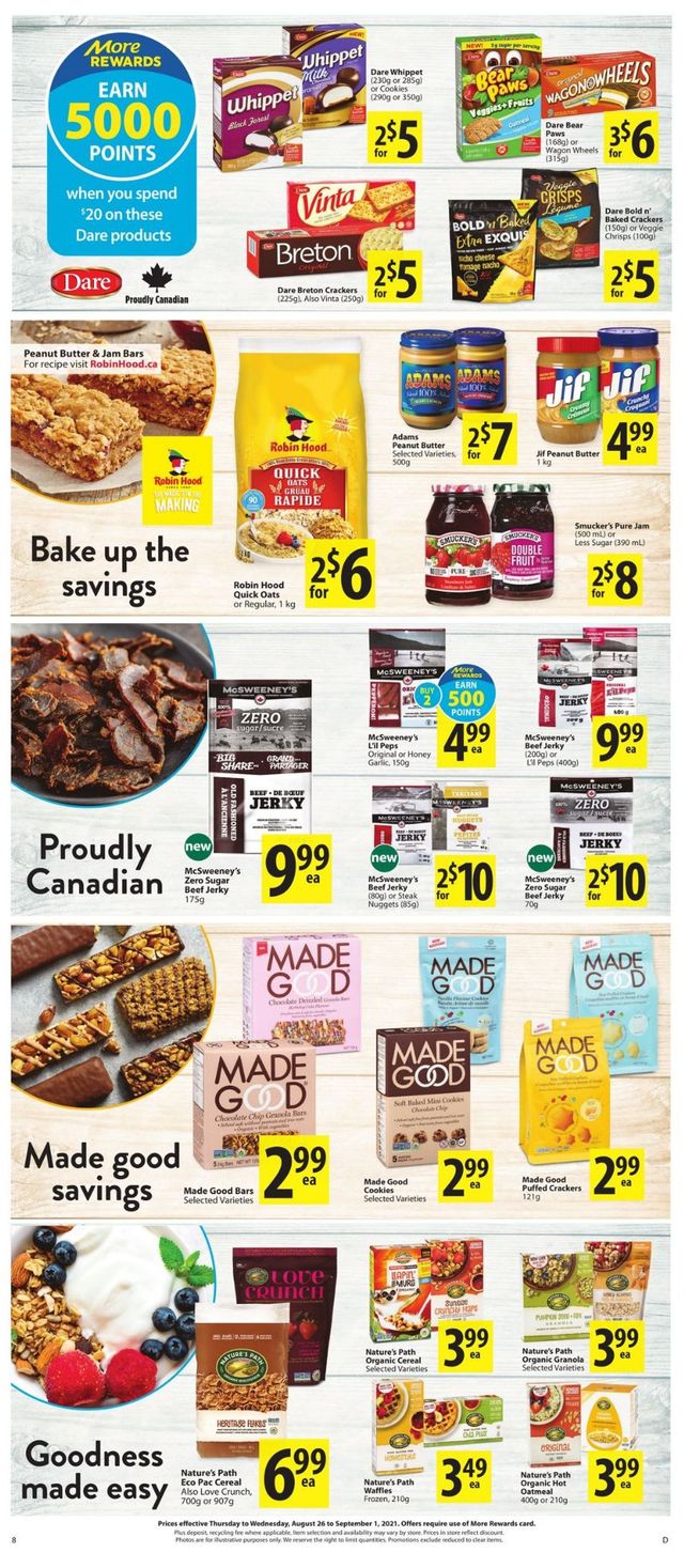 Save-On-Foods Flyer from 08/26/2021