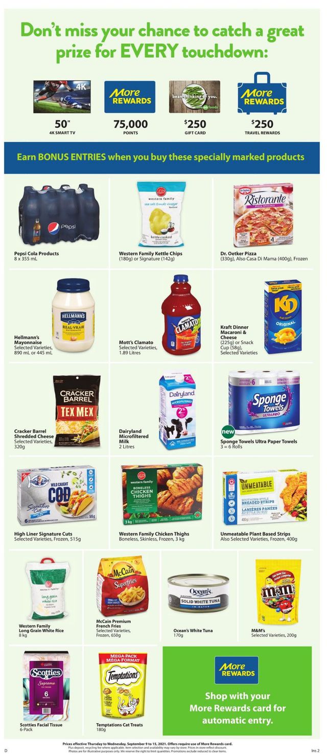 Save-On-Foods Flyer from 09/09/2021
