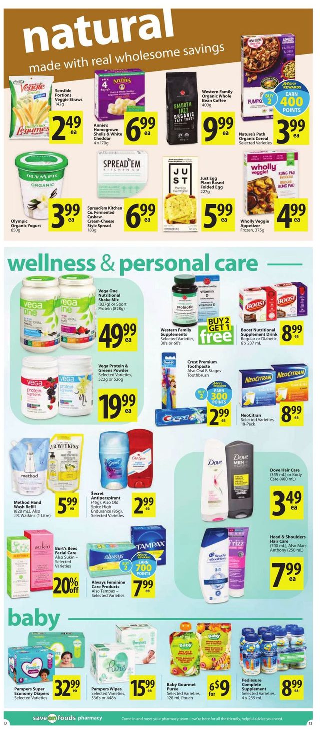 Save-On-Foods Flyer from 09/30/2021