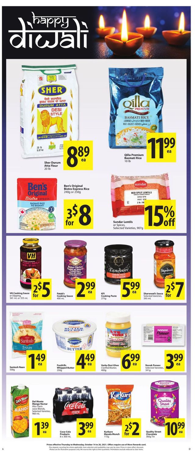 Save-On-Foods Flyer from 10/14/2021