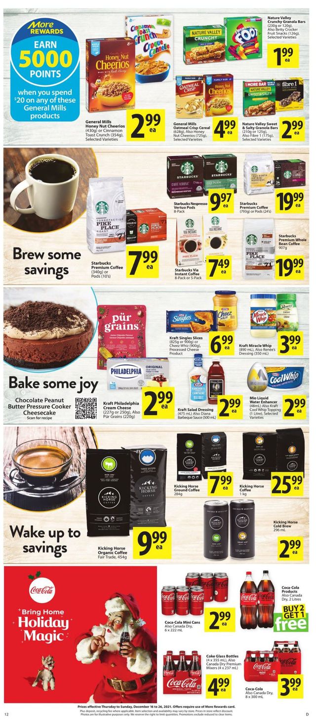Save-On-Foods Flyer from 12/16/2021