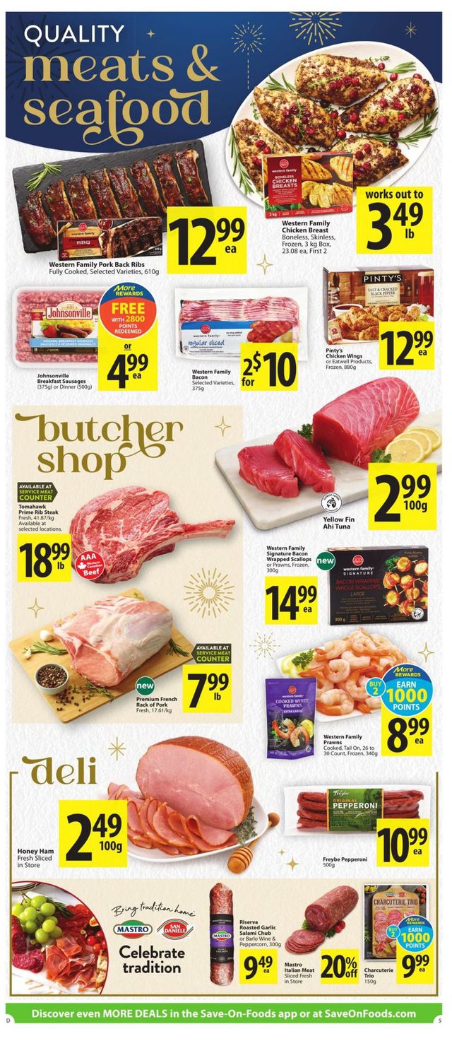 Save-On-Foods Flyer from 12/27/2021
