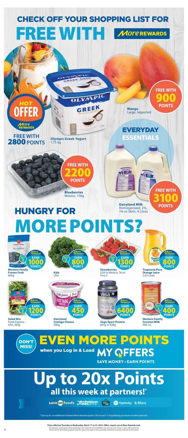 Save-On-Foods Flyer from 03/17/2022