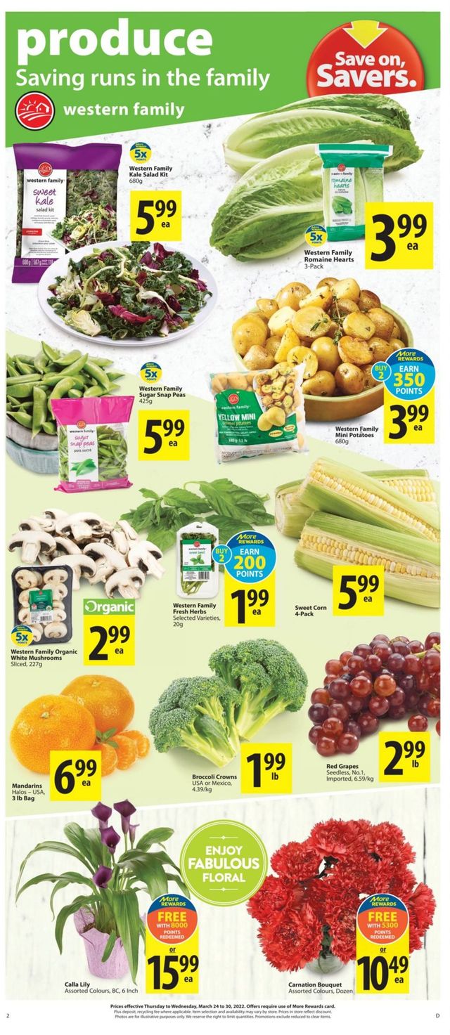 Save-On-Foods Flyer from 03/24/2022