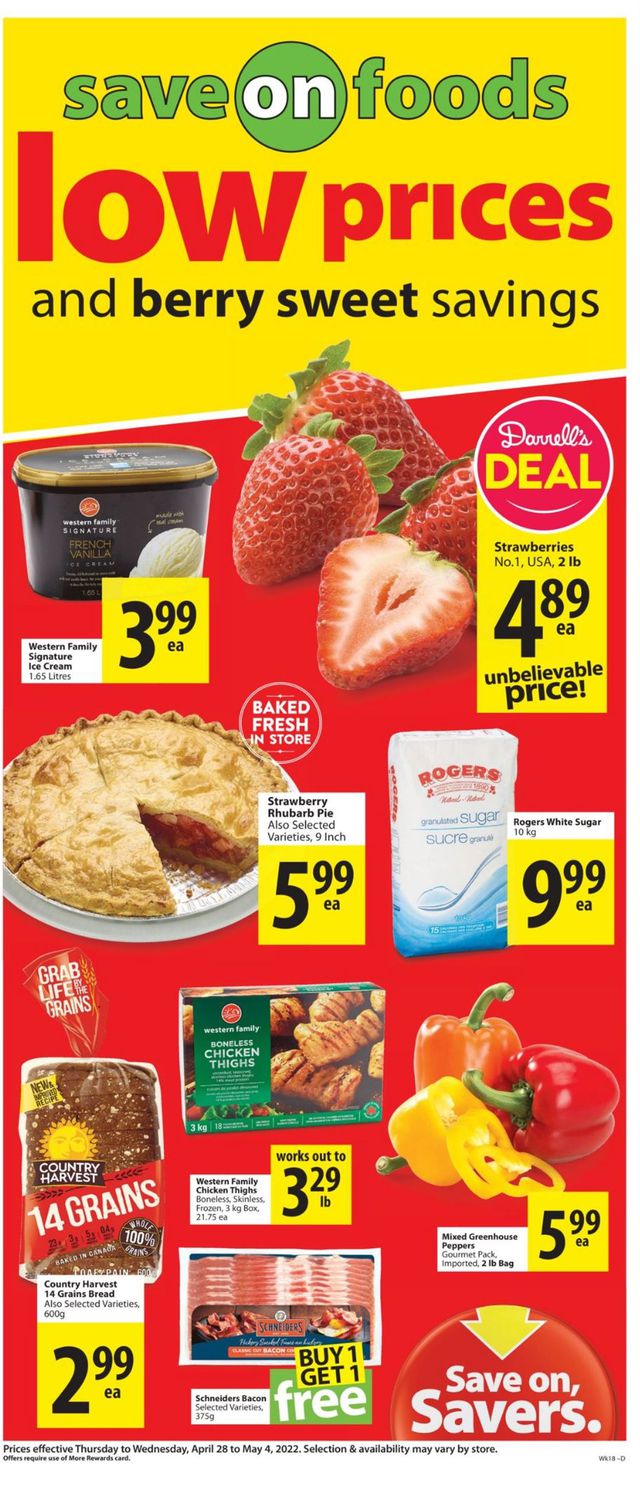 Save-On-Foods Flyer from 04/28/2022