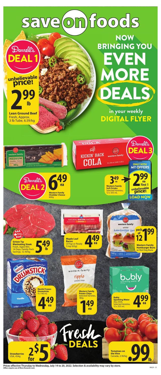 Save-On-Foods Flyer from 07/14/2022