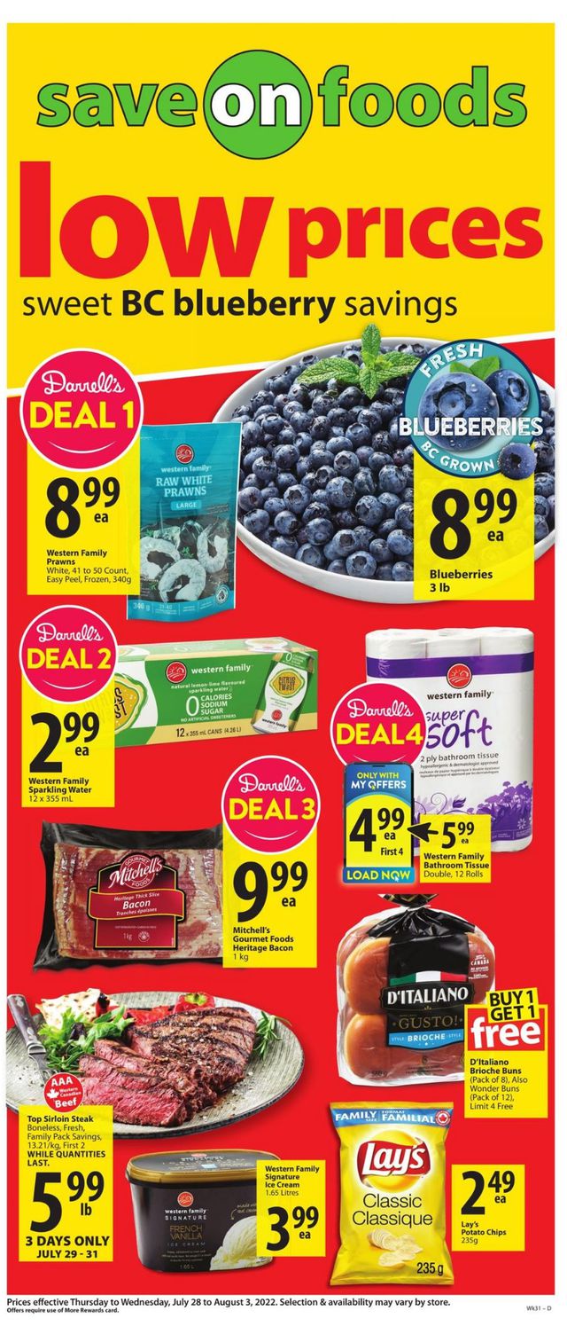 Save-On-Foods Flyer from 07/28/2022