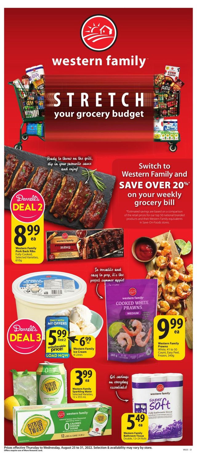 Save-On-Foods Flyer from 08/25/2022