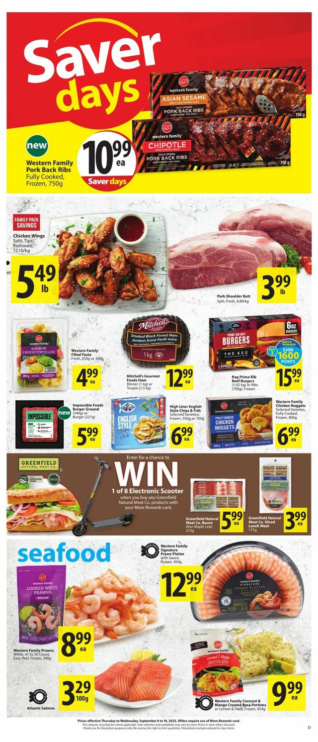 Save-On-Foods Flyer from 09/08/2022