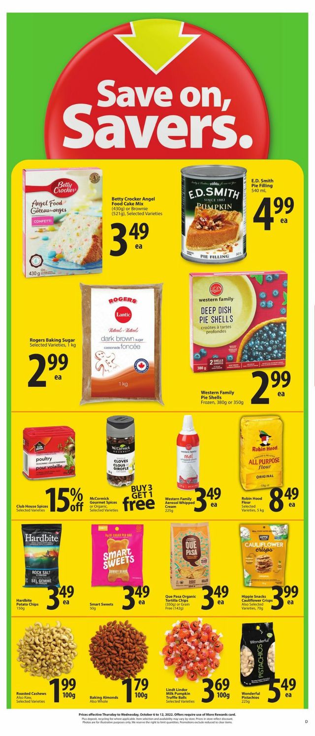 Save-On-Foods Flyer from 10/06/2022