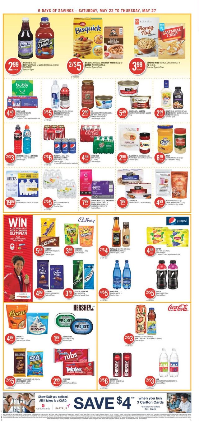 Shoppers Flyer from 05/22/2021