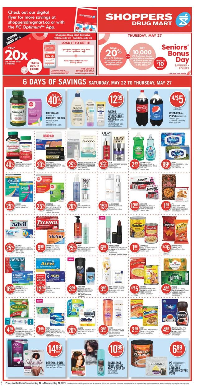 Shoppers Flyer from 05/22/2021
