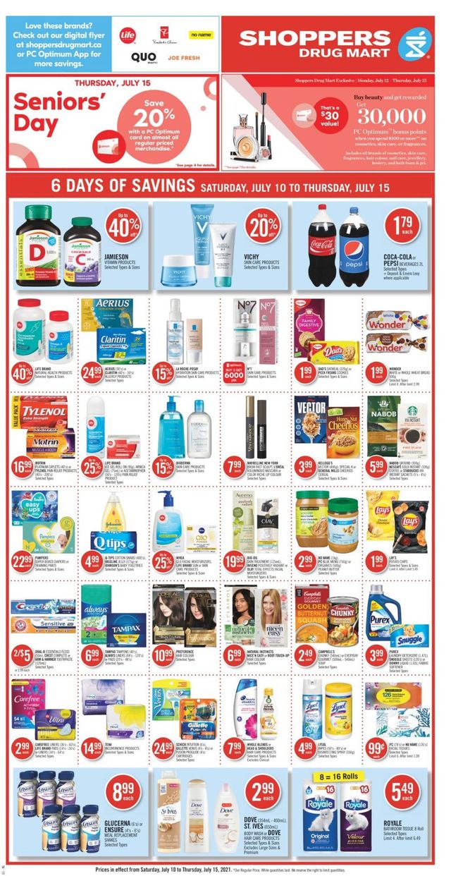 Shoppers Flyer from 07/10/2021